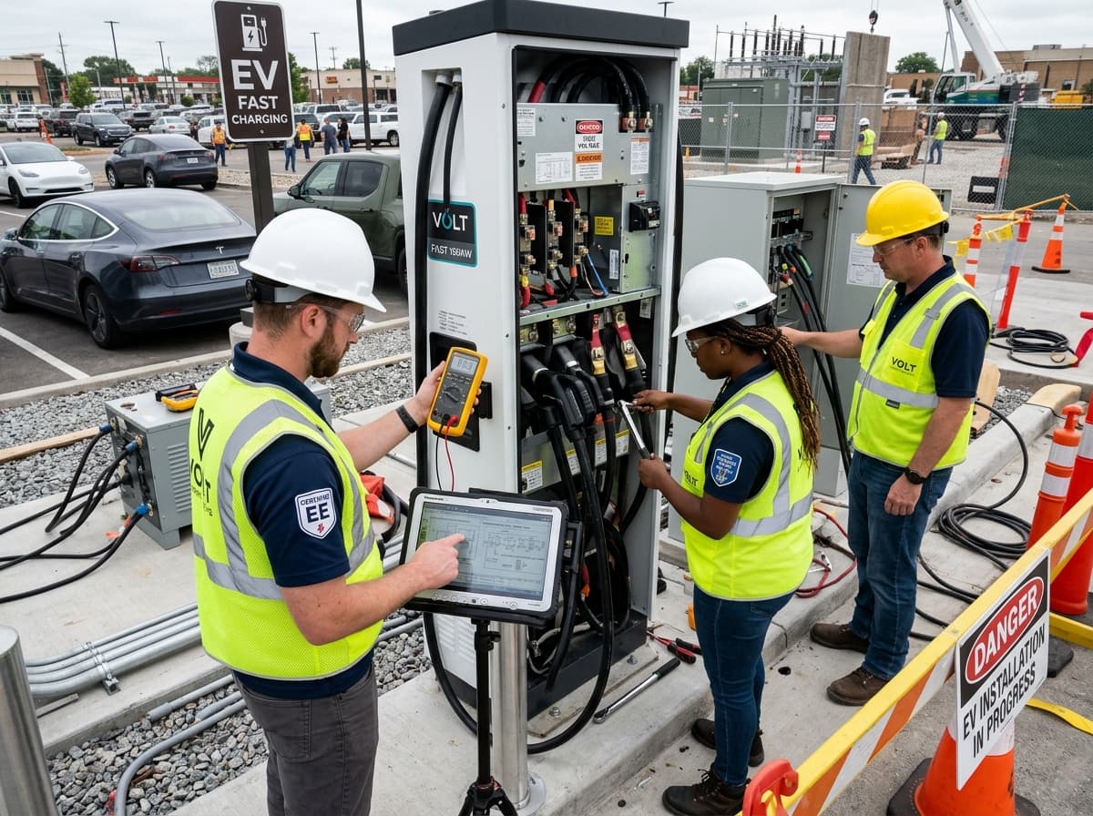 Anax Certified Electrical Engineers Installing EV Chargers